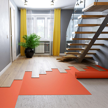 Подложка под ламинат и паркет 3 мм 1,2х10 м EVA Pavitec Pro 12 кв.м сверхплотная