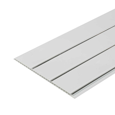 Панель ПВХ 250х3000х8 мм Stella Premium 3-х секционная глянцевая silver line 0,75 кв.м