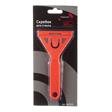 Скребок для стекла Hesler 60 мм с пластиковой ручкой (683133)