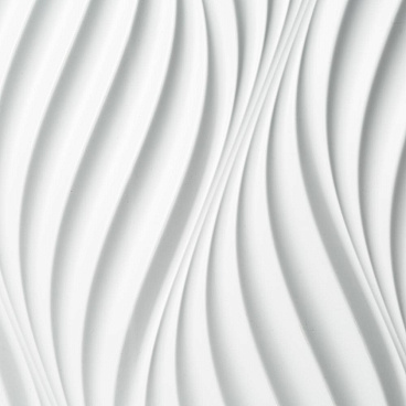 Панель ПВХ 595х595х10 мм eclectica офсет Grace белая волна 0,35 кв.м