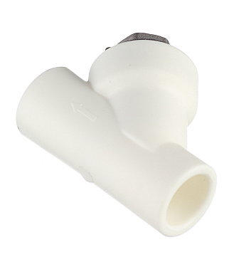 Фильтр полипропиленовый Valtec косой 20 мм В/В сетчатый (VTp.786.0.020)