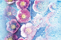 Waterfall P4D244 Панно из 4-х плиток 60х40