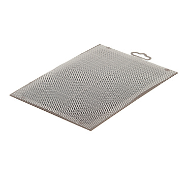 Решетка вентиляционная пластиковая приточно-вытяжная Era С 170х240 мм с сеткой коричневая