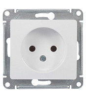 Розетка Systeme Electric Glossa встраиваемая белая (GSL000141)