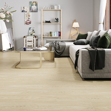 Плитка кварцвиниловая дуб ванильный замковая 2,6309 кв.м 5 мм с микрофаской с подложкой IXPE