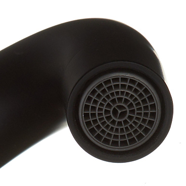 Смеситель для кухни Corsa Deco Everest черный с высоким изливом однорычажный (966376)