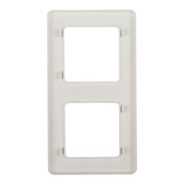 Рамка Legrand Inspiria двухместная жемчуг (673946)