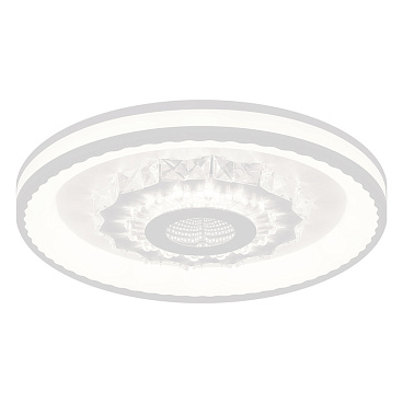 Люстра светодиодная потолочная Ritter Crystal 3D 120 Вт 2700-6400К 40 кв.м (52368 0)