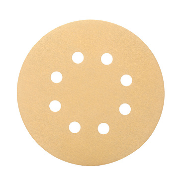 Диск шлифовальный КМ Gold d125 мм P150 на липучку бумажная основа (5 шт.)