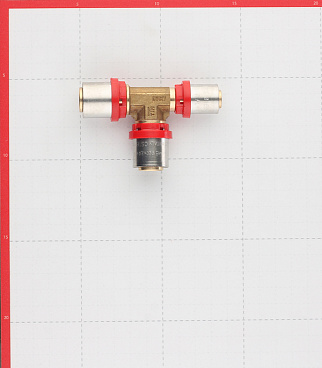 Тройник Tiemme 20(пресс) х 20(пресс) х 16(пресс)