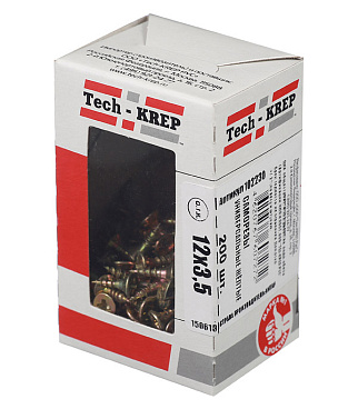 Саморезы универсальные 12x3,5 мм желтые (200 шт.)