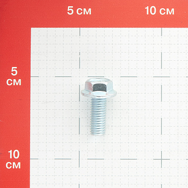 Болт оцинкованный M10x25 мм DIN 6921 10,9 с фланцем (30 шт.)