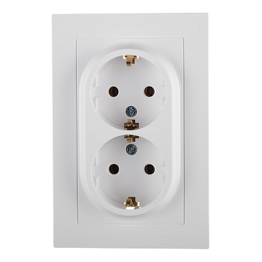 Розетка Systeme Electric AtlasDesign встраиваемая белая (ATN000124)