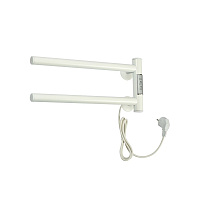 Полотенцесушитель электрический Тера Игла 180х400 мм 18 Вт с терморегулятором белый