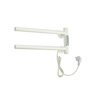 Полотенцесушитель электрический Тера Игла 180х400 мм 18 Вт с терморегулятором белый
