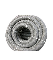 Труба дренажная гофрированная ДГТ-ПНД d200 мм SN4 с перфорацией в фильтре бухта 40 м