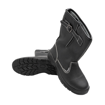 Сапоги из искусственной кожи размер 44 черные Мистраль SJ970 (141054)