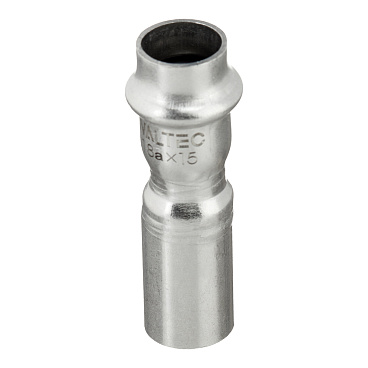 Муфта Valtec 18х15 мм нержавеющая сталь (VTi.905.I.001815)