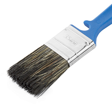 Кисть плоская смешанная щетина пластиковая ручка Wenzo Pro 35х10 мм для красок на водной основе