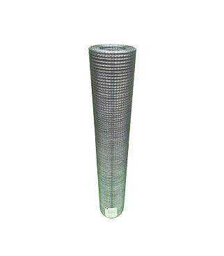 Сетка штукатурная сварная оцинкованная 10х10 мм d0,6 мм 1х15 м рулон