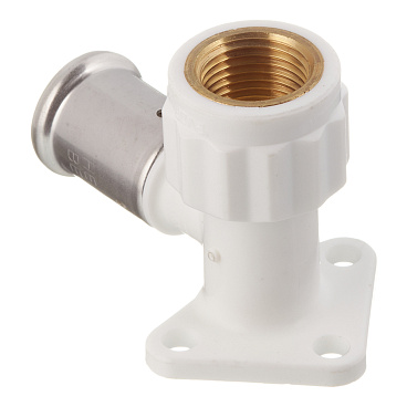 Водорозетка Henco (2PKW-2004) 20(пресс) х 1/2 ВР(г) PVDF белая