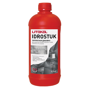 Добавка латексная для затирок Litokol Idrostuk 1,5 кг