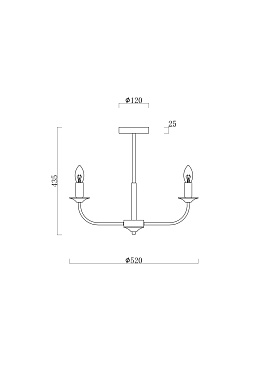 Люстра Freya FR4013CL-05GB