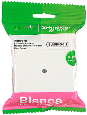 Коробка распределительная Systeme Electric Blanca накладная белая (BLNRK000011)