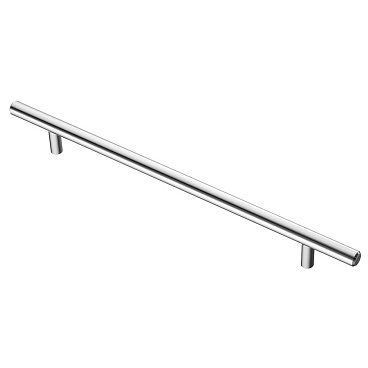 Ручка-рейлинг мебельная Kerron Metallic d12 мм металлическая хром (R-3020-288)