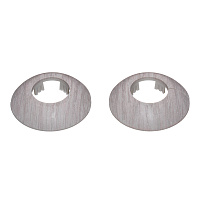 Обвод для труб ПВХ декоративный 28 мм ланди (2 шт.)