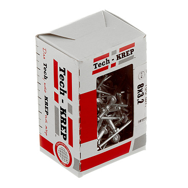 Заклепка вытяжная 3,2x8 мм алюминий/сталь (100 шт.)