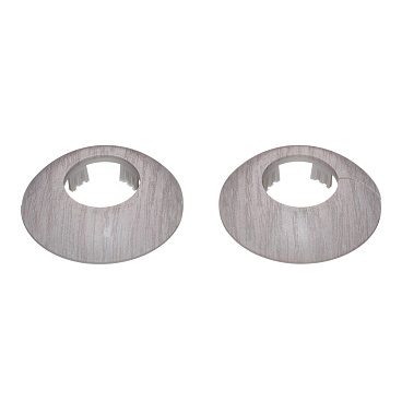 Обвод для труб ПВХ декоративный 28 мм ланди (2 шт.)