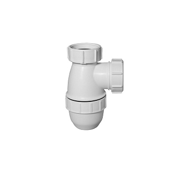 Сифон для мойки McAlpine 1 1/2х40 мм без выпуска с соединением 40 мм (MRSK2-NW-MINI)