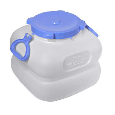 Фляга для жидких/сыпучих веществ Мартика Гранде 30 л пластиковая с крышкой белая