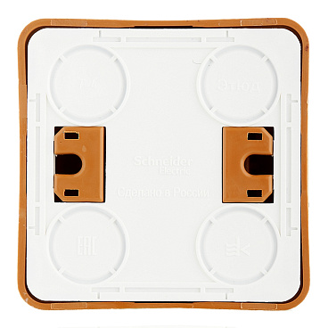 Розетка Systeme Electric Этюд накладная бук (PA16-001T)