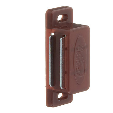 Защелка магнитная 46х15 мм коричневая (2 шт.)