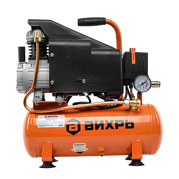 Компрессор масляный Вихрь (74/3/1) КМП-210/10 10 л 1,6 кВт