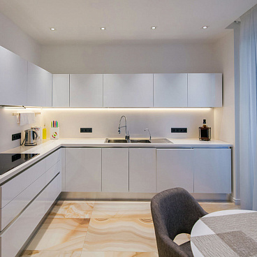 Профиль для светодиодной ленты Apeyron (P8-18) 2 м круглый анодированный алюминий комплект