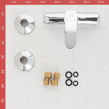 Смеситель для душа без излива Lavelly Vector хром без лейки однорычажный (672240)