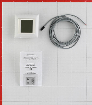 Терморегулятор электронный сенсорный для теплого пола Spyheat SDF-419В белый