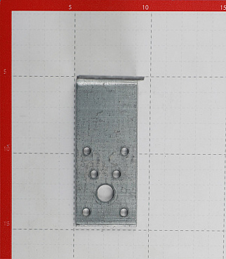 Уголок крепежный оцинкованный 90х90х40х2.5 мм