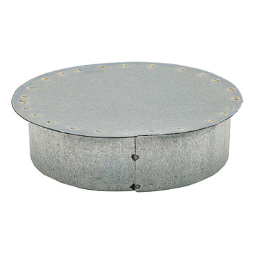 Заглушка оцинкованная d100 мм