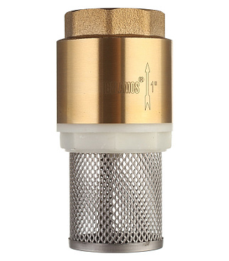 Клапан обратный 1 НР(ш) х 1 ВР(г) с несъемной сеткой