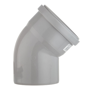 Отвод Ostendorf HTB d110 мм 45° пластиковый для внутренней канализации (115120)