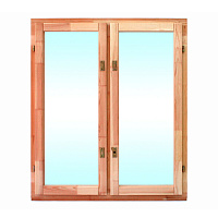 Окно деревянное 1160х1000х84 мм 2 створки с форточкой