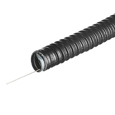 Металлорукав в ПВХ оболочке Р3-ЦПнг с протяжкой 18 мм IEK (50 м) (CMP10-18-050-C)