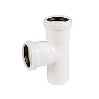Тройник Ostendorf HTEA d50 мм 87° пластиковый белый для внутренней канализации