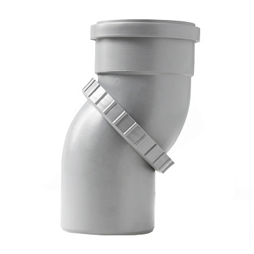 Отвод Pro Aqua Comfort d110 мм пластиковый поворотный для внутренней канализации (1011087T)