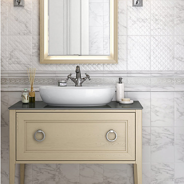 Керамогранит Kerama Marazzi Брера белый 200x200x8 мм (23 шт.=0,92 кв.м)