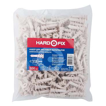 Дюбель для листовых материалов Hard-Fix PBA 14x39 мм нейлон (200 шт.)
